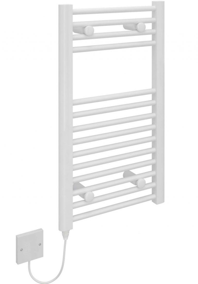 Kudox Small Electric Towel Rail White 150W (400 x 700mm) Heating