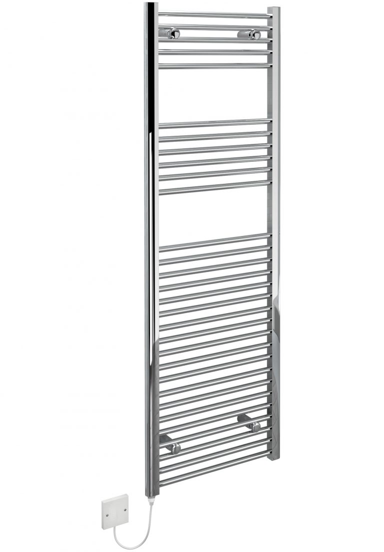 Kudox Electric Towel Rail Chrome 400W (500 x 1500mm) Heating Bargains