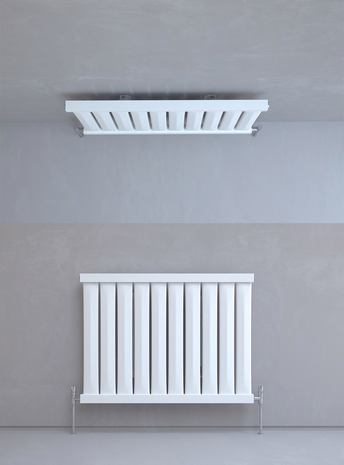 Kudox Elmas Radiator 600mm x 810mm Satin White - Heating Bargains ...