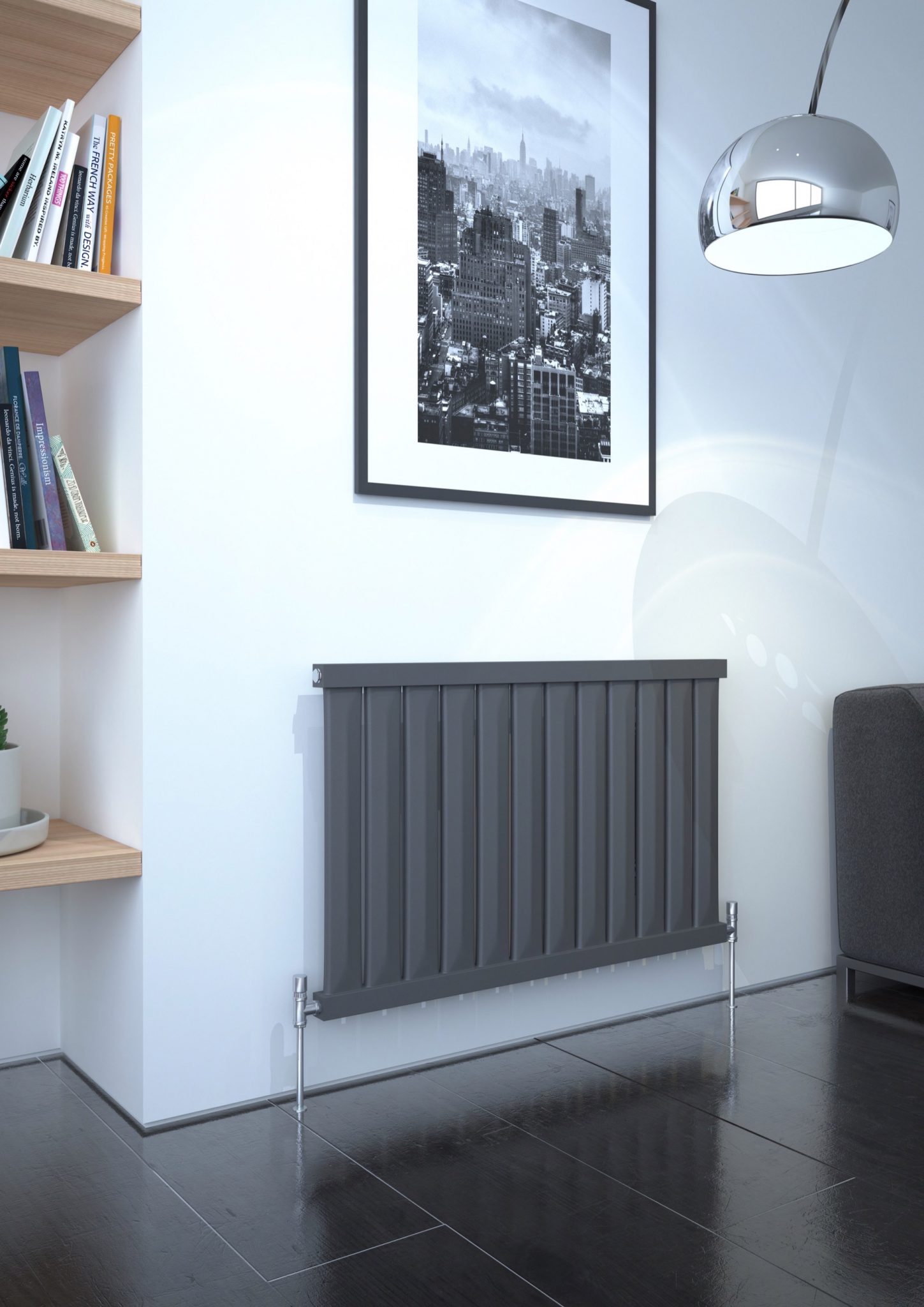 Kudox Elmas Radiator 600mm x 970mm Anthracite Heating Bargains Online