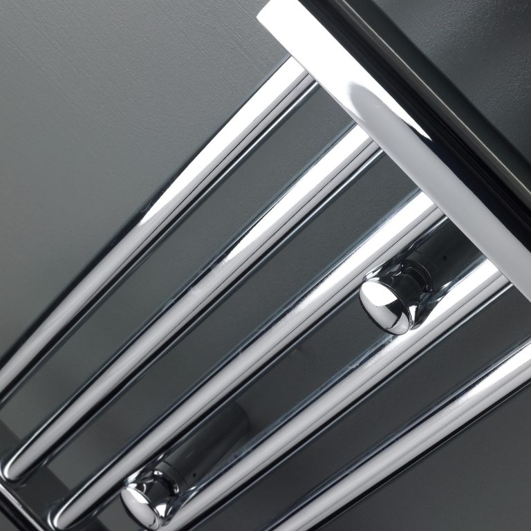 Kudox Small Electric Towel Rail Chrome 150W (400 x 700mm) Heating