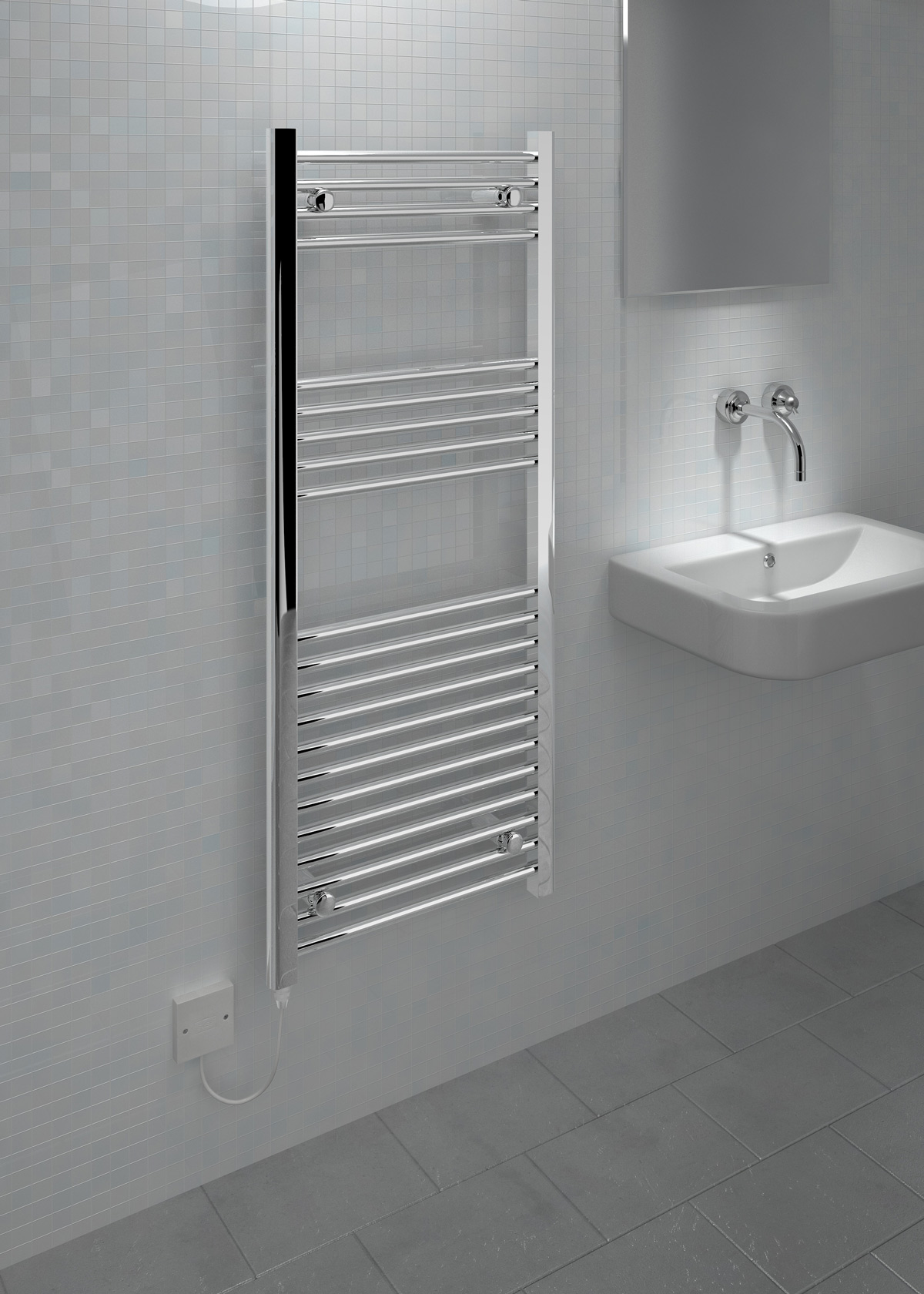 Kudox Electric LST Towel Rail 500x1200mm Heating Bargains